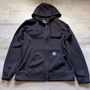 Alaskan Hardgear Outdoor Jacket M Lined Black Duluth Full Zip Hoodie